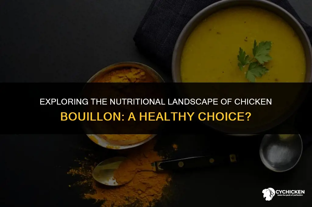 is there a healthy chicken bouillon