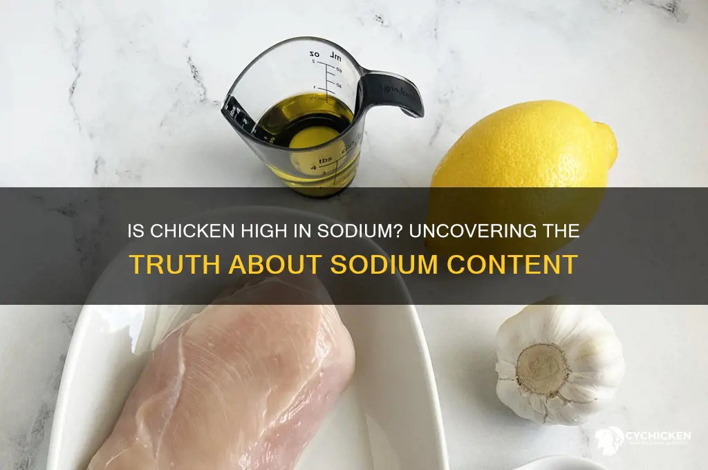 is there a lot of sodium in chicken