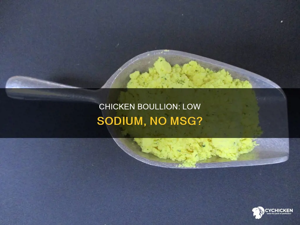 is there a low sodium chicken boulion msg free