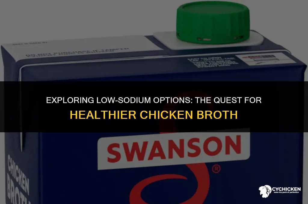 is there a low sodium chicken broth