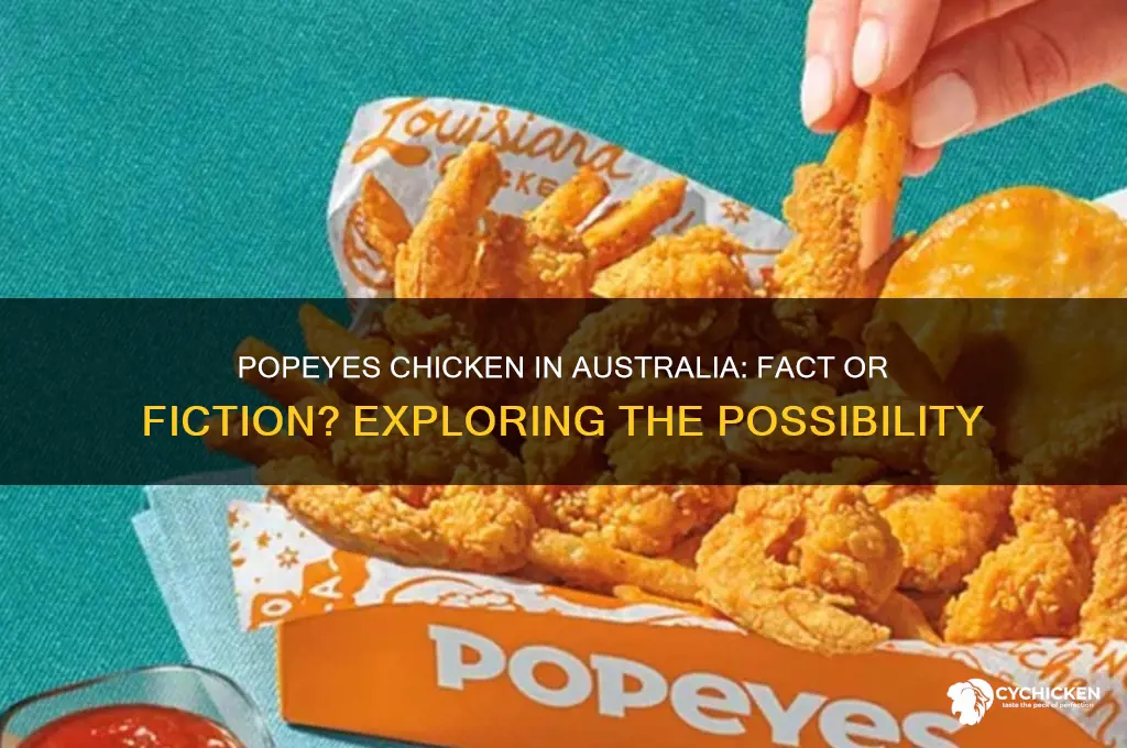 is there a popeyes chicken in australia
