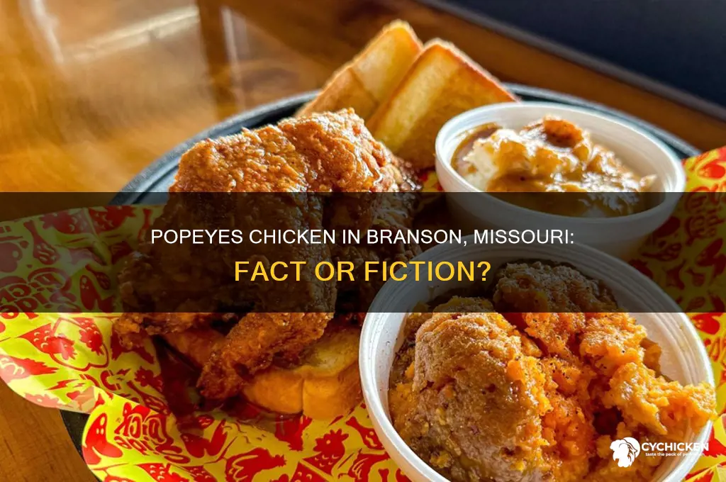 is there a popeyes chicken in branson missouri