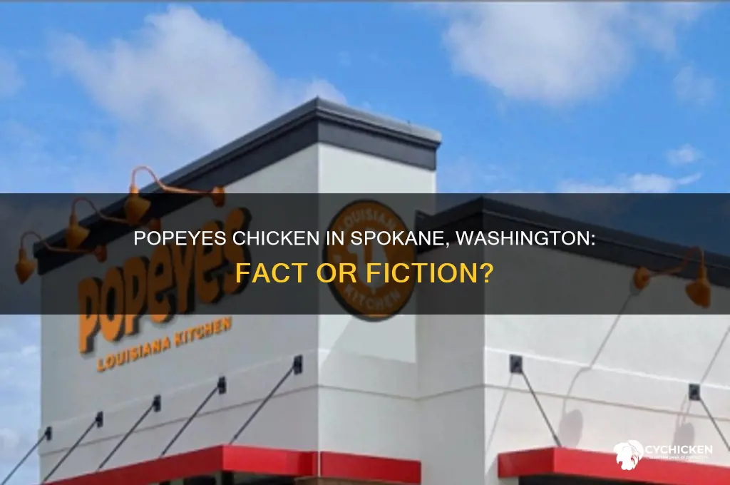 is there a popeyes chicken in spokane washington