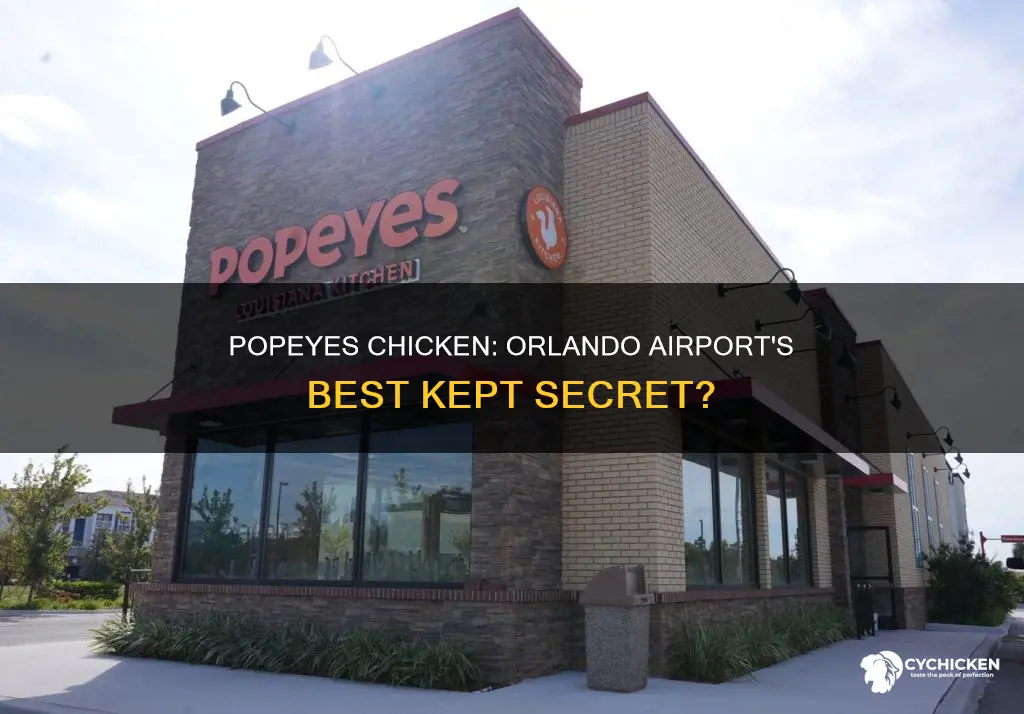is there a popeyes chicken in the orlando florida airport