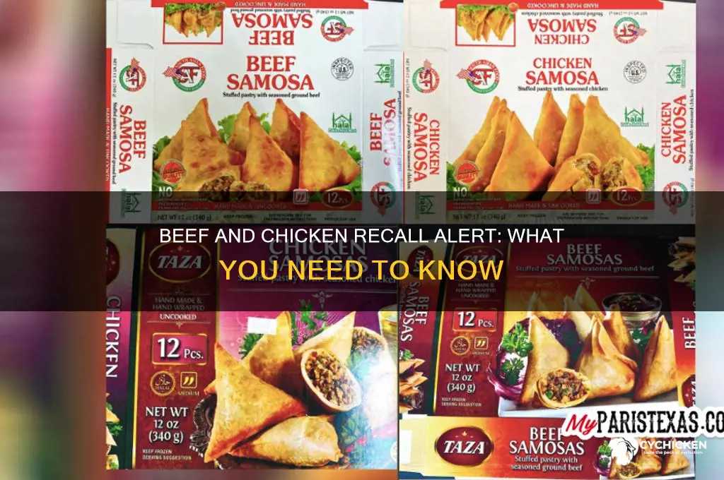 is there a recall on beef and chicken
