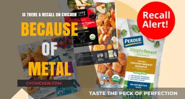 Chicken Recall: Metal Contamination Alert!