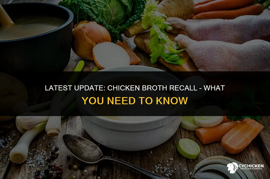 is there a recall on chicken broth
