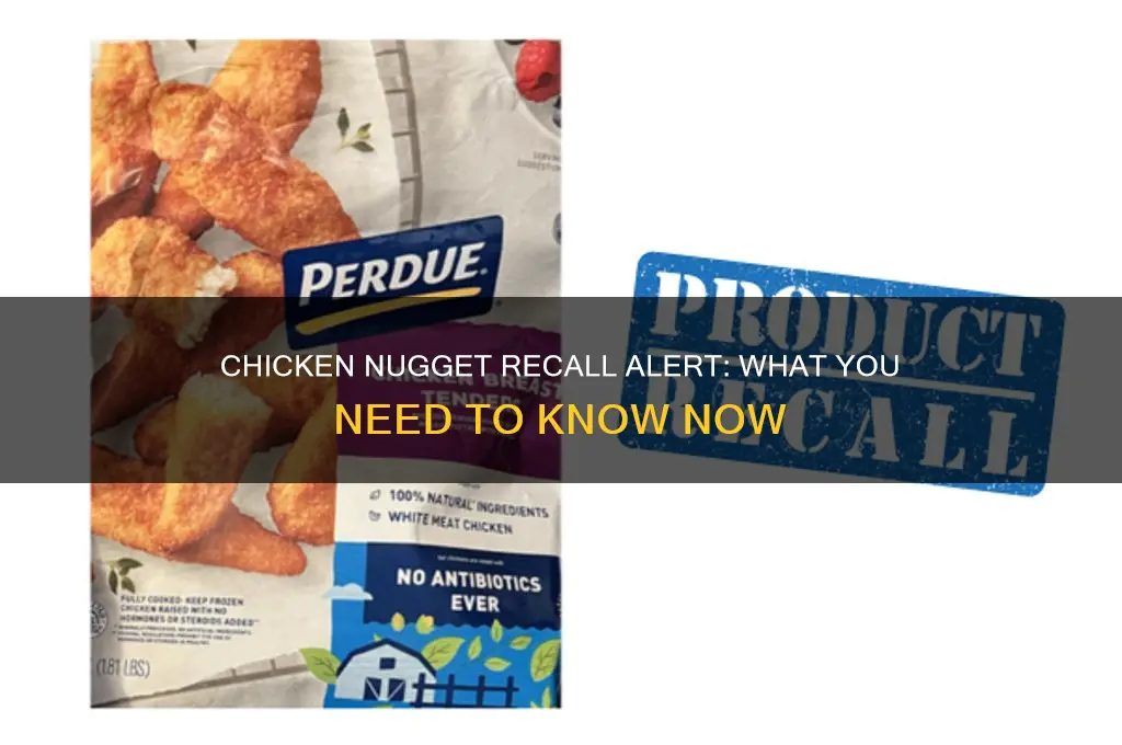 is there a recall on chicken nuggets