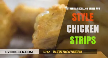 Janes Pub Style Chicken Strips: Recall Alert!