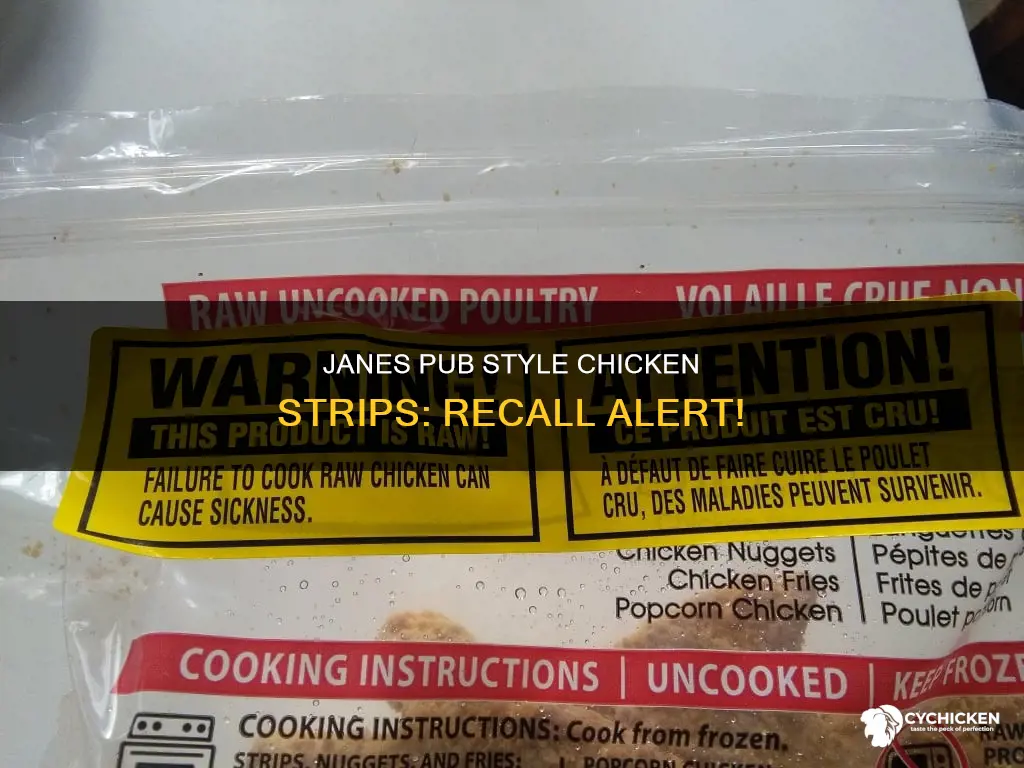 is there a recall on janes pub style chicken strips