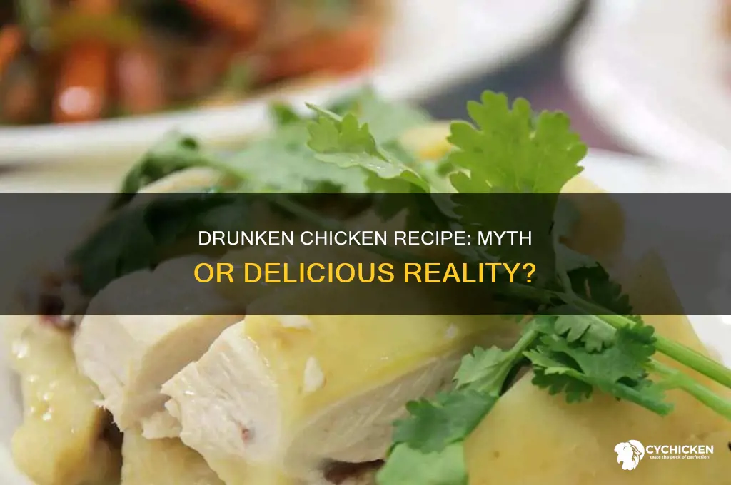 is there a recipe called drunken chicken