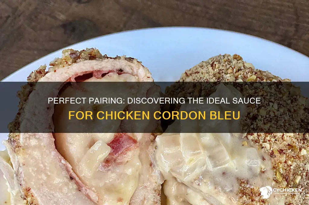 is there a sauce for chicken cordon bleu