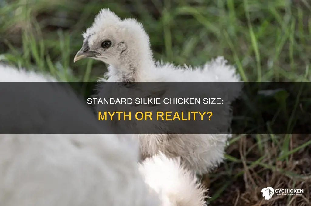 is there a standard sized silkie chicken