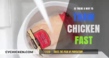 Quick Thawing Tips: Safely Defrost Chicken in Minutes, Not Hours