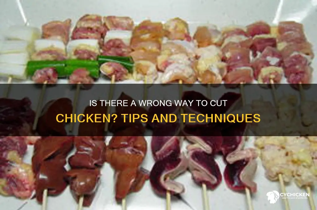 is there a wrong way to cut chicken