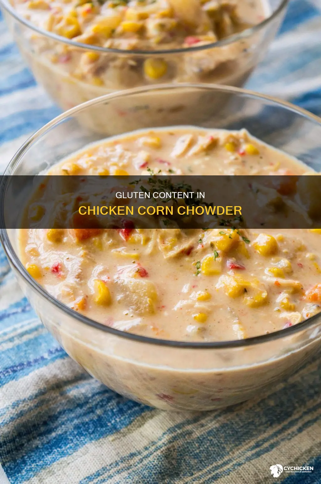 is there alot of gluten jn chicken corn chowder