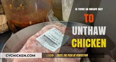 Unsafe Thawing Methods: Risks of Improperly Defrosting Chicken Explained