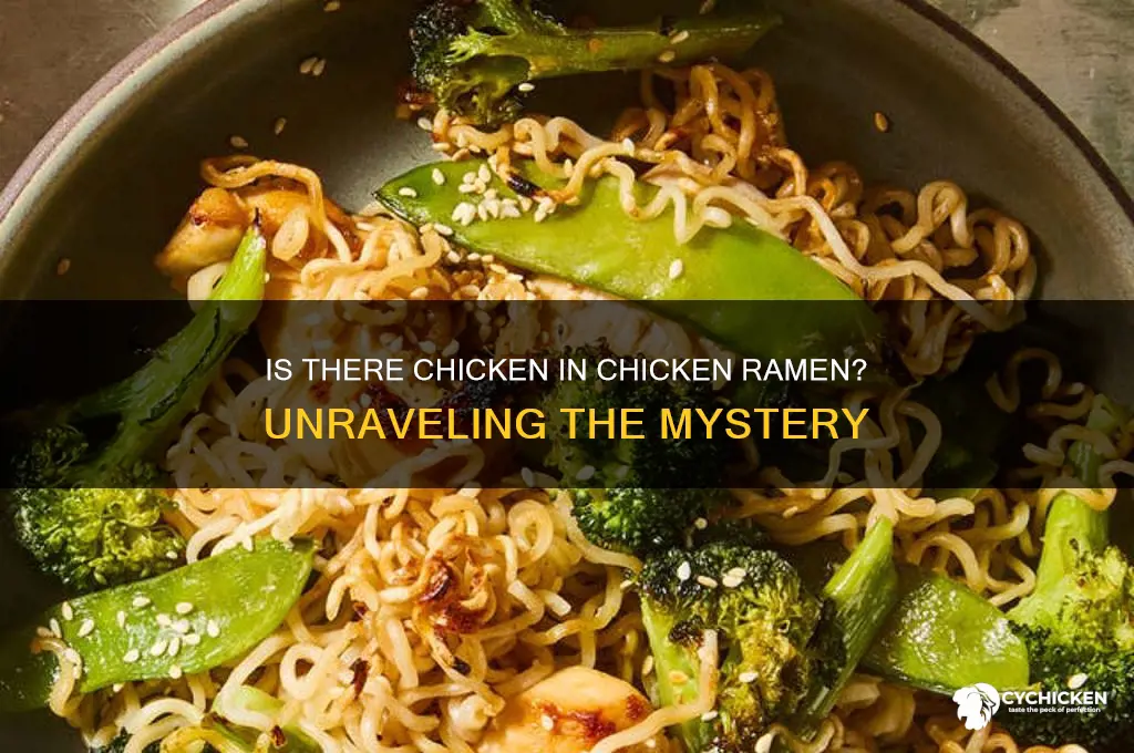 is there any chicken in chicken ramen