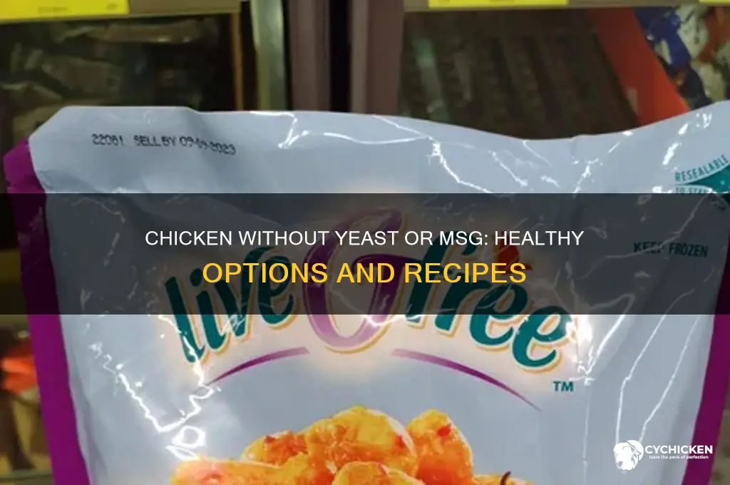 is there any chicken without yeast or msg