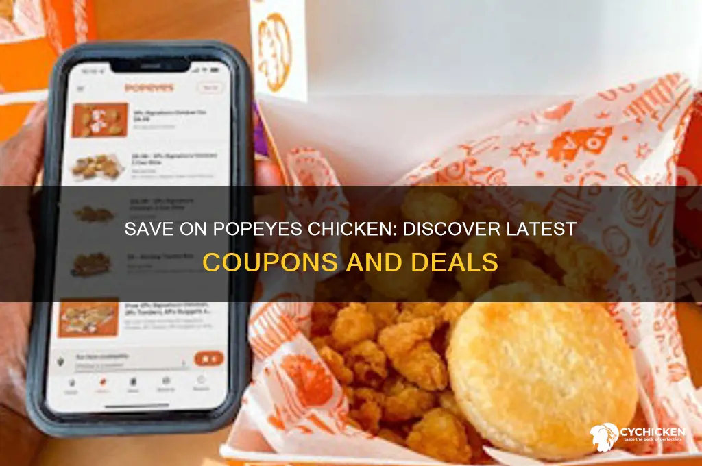 is there any coupons for popeyes chicken
