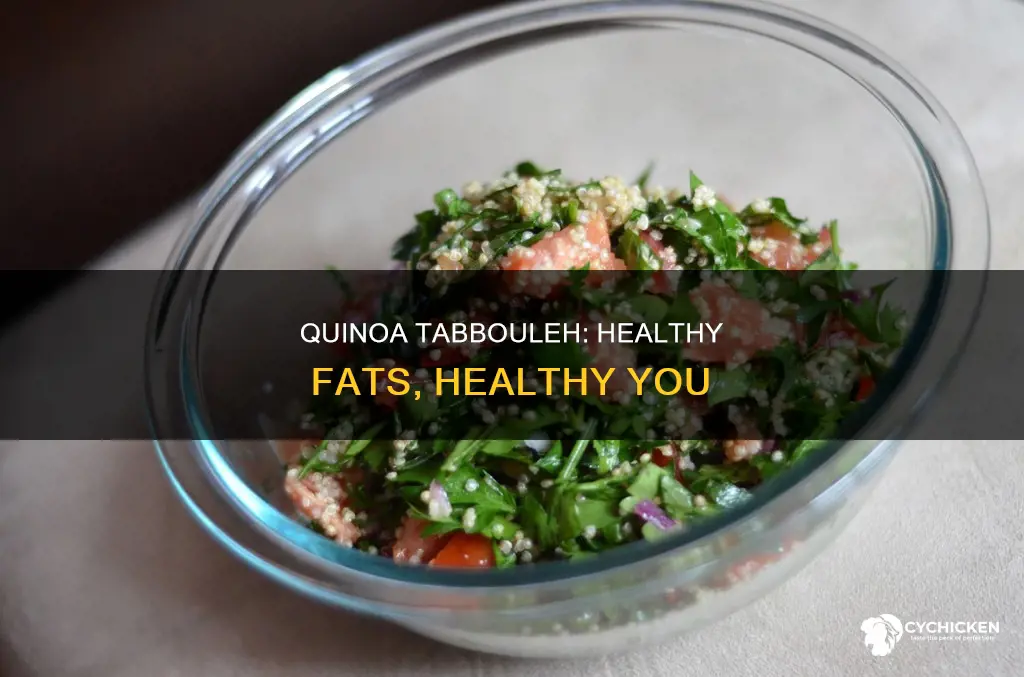 is there any polyunsaturated fat in quioa chicken tabouleh