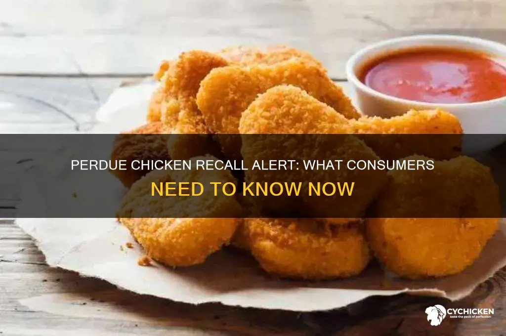 is there any recalls on perdue chicken