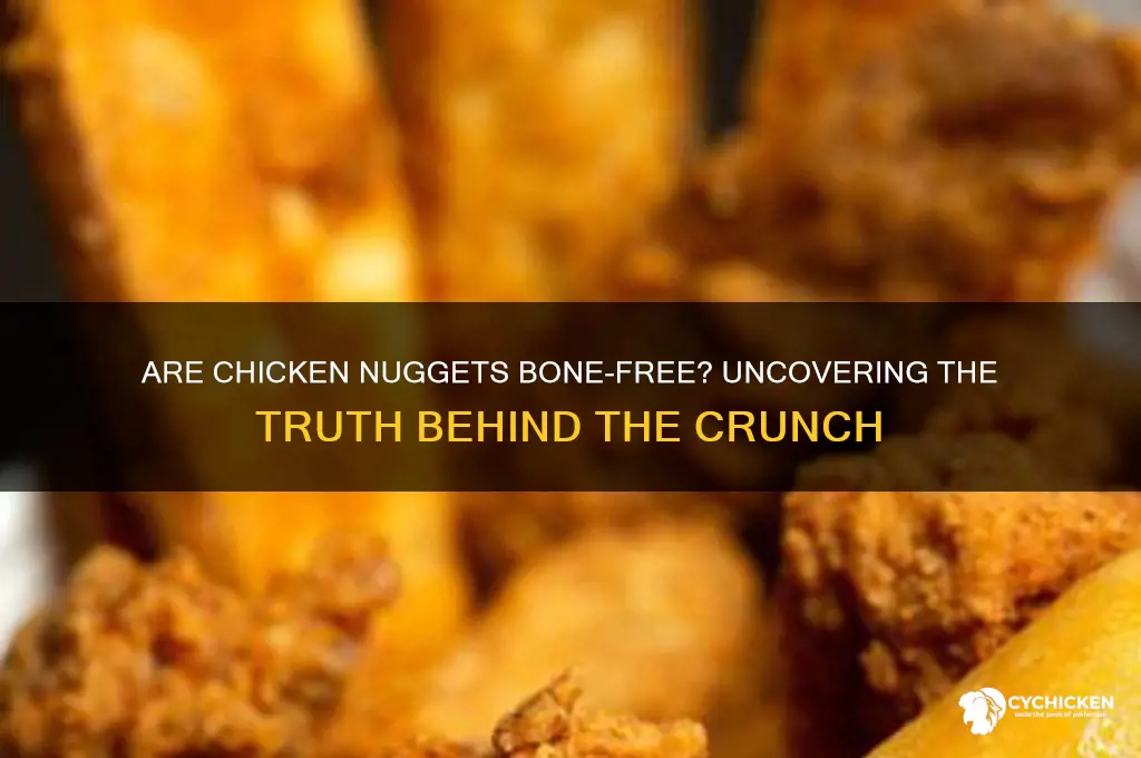is there bone in chicken nuggets