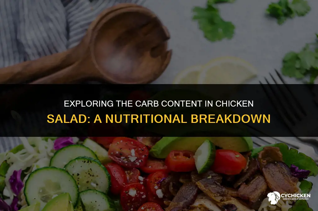 is there carbs in chicken salad