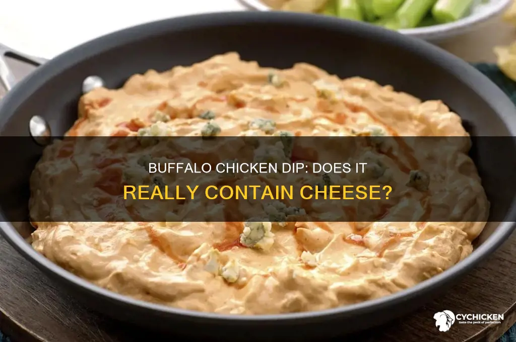 is there cheese in buffalo chicken dip