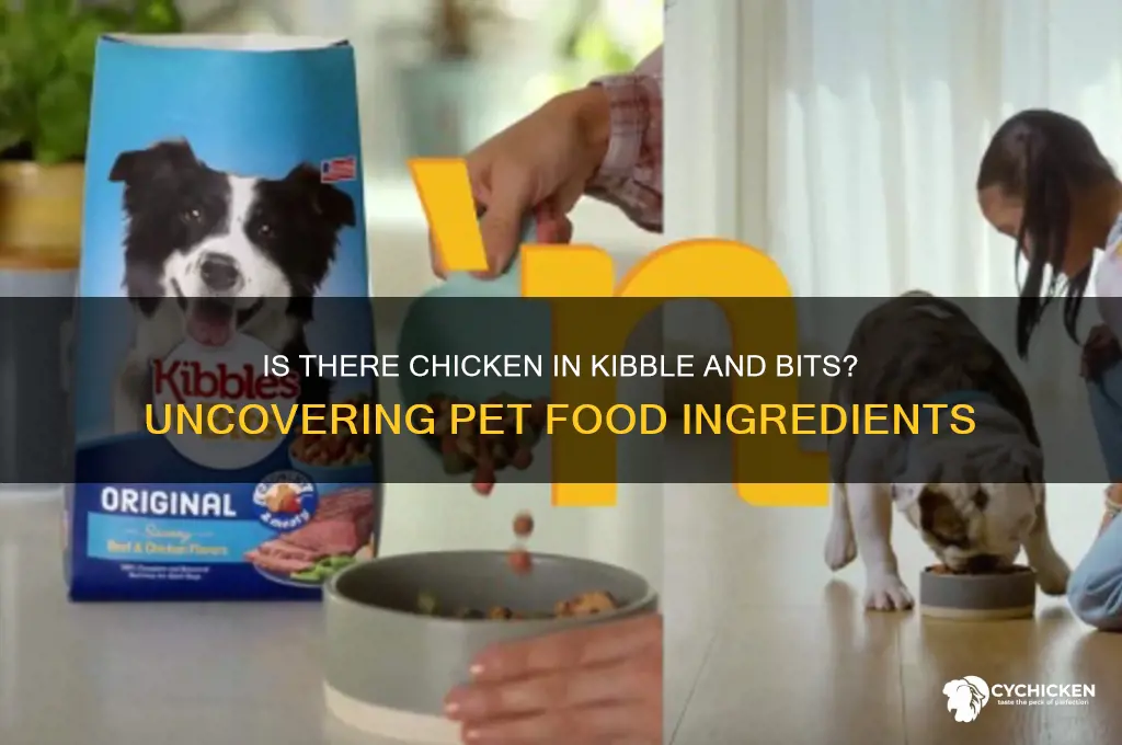 is there chicken in kibble and bits