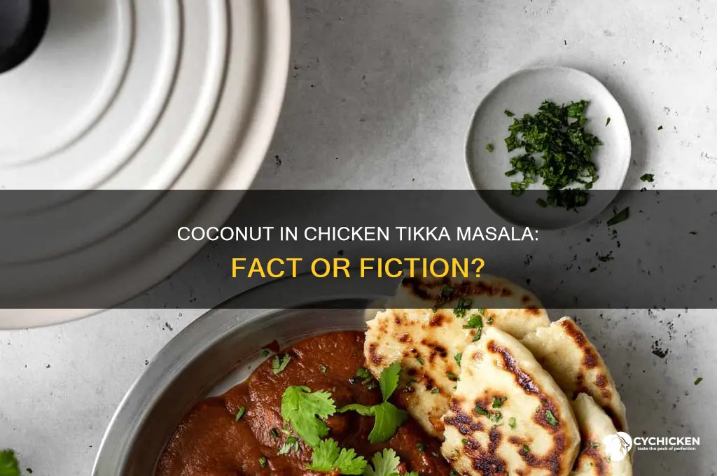 is there coconut in chicken tikka masala
