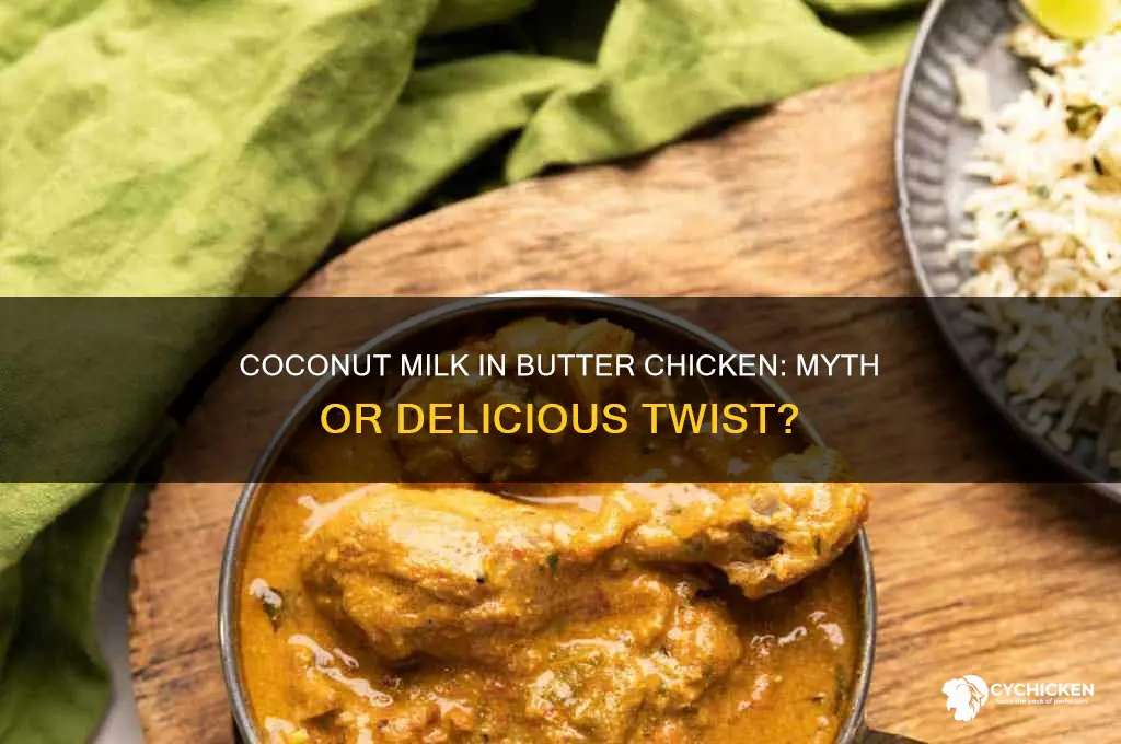 is there coconut milk in butter chicken