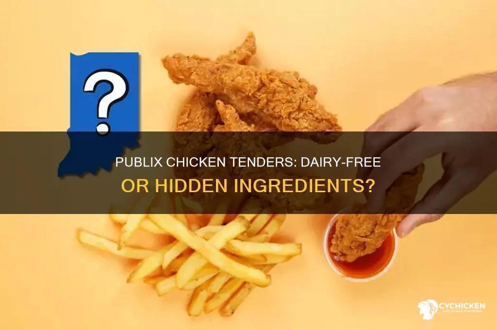 is there dairy in publix chicken tenders