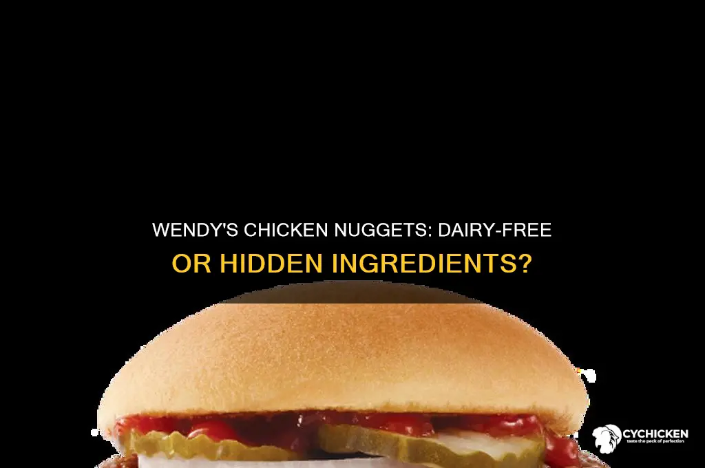 is there dairy in wendy