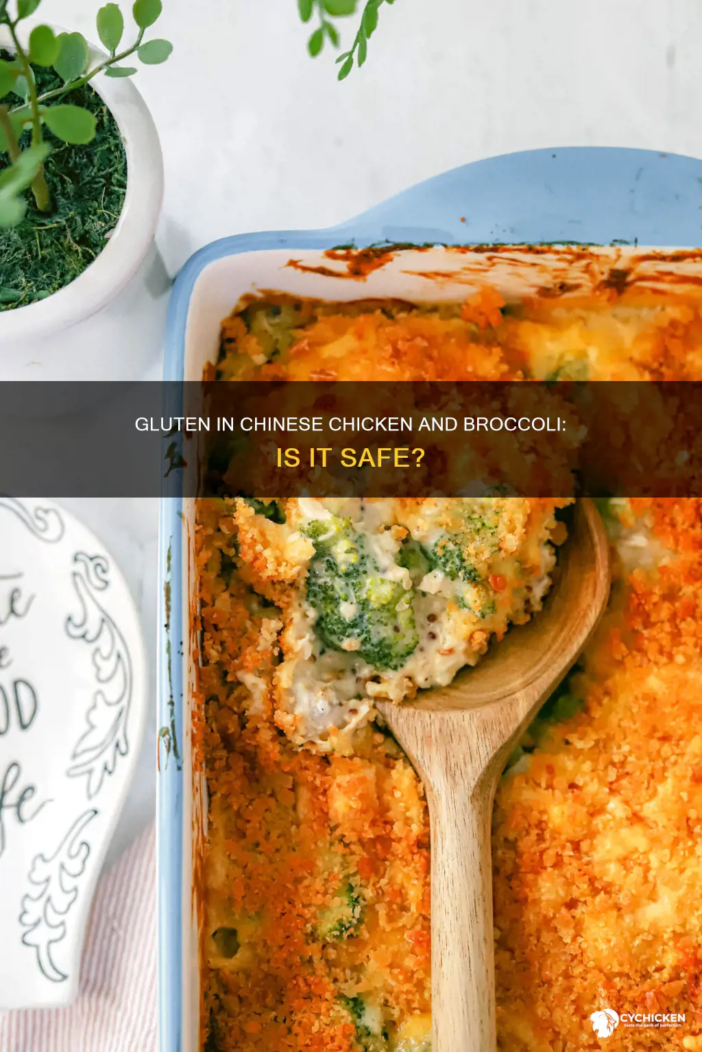 is there gluten in chicken and broccoli chinese food