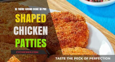 Chicken Patties: Ground Bone or Not?