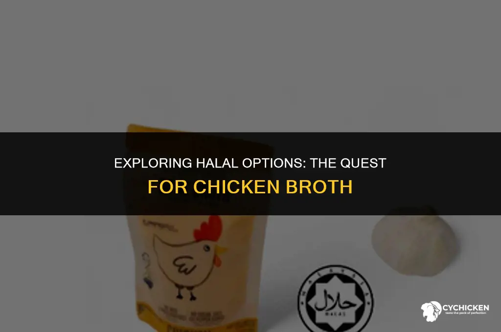 is there halal chicken broth