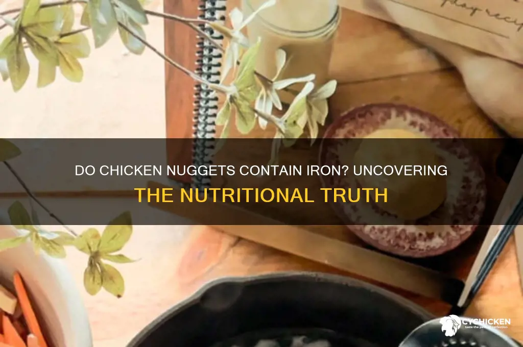is there iron in chicken nuggets