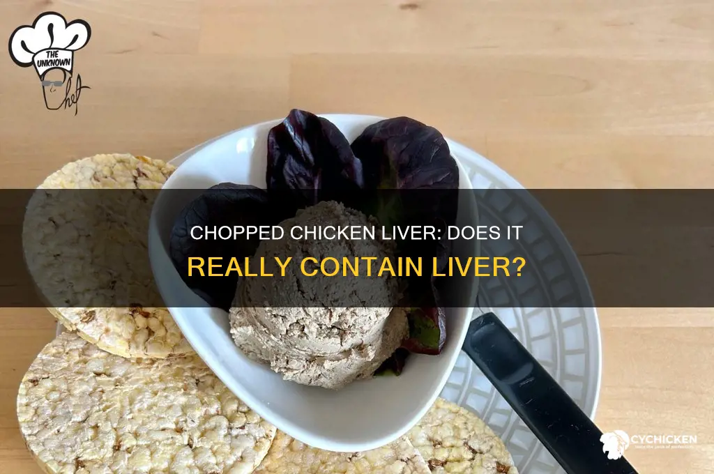 is there liver in chopped chicken liver