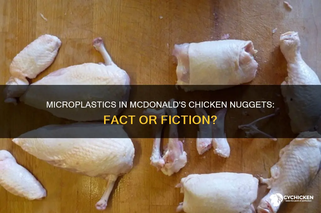 is there microplastics in mcdonald