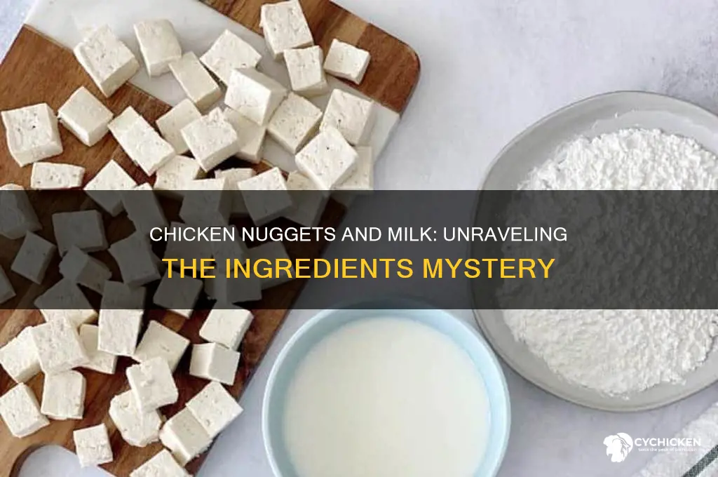 is there milk in chicken nuggets