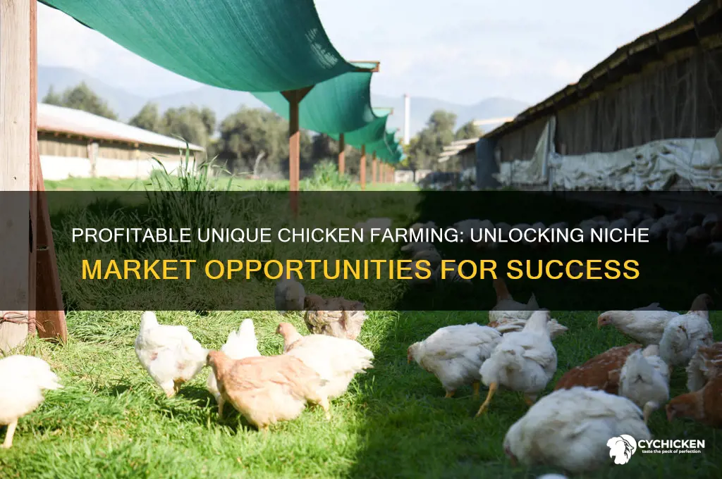 is there money in selling unique chicken farming