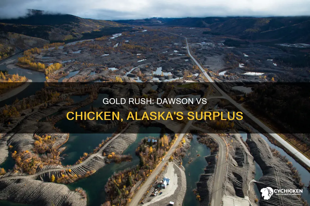 is there more gold in dawson than chicken alaska