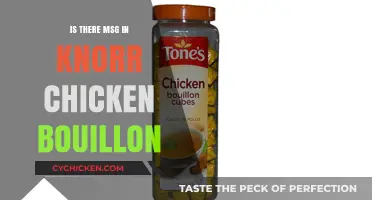 Does Knorr Chicken Bouillon Contain MSG? Uncovering the Ingredients
