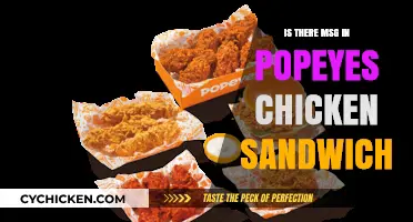 Does Popeyes Chicken Sandwich Contain MSG? Uncovering the Truth