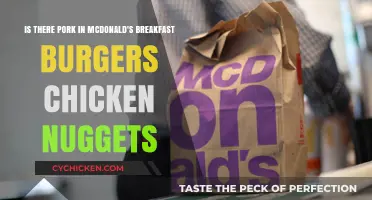 McDonald's Breakfast Burgers & Chicken Nuggets: Pork Content Explained