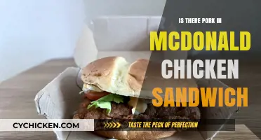 Is McDonald's Chicken Sandwich Pork-Free? Uncovering the Truth