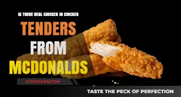 McDonald's Chicken Tenders: Real Chicken or Fake?