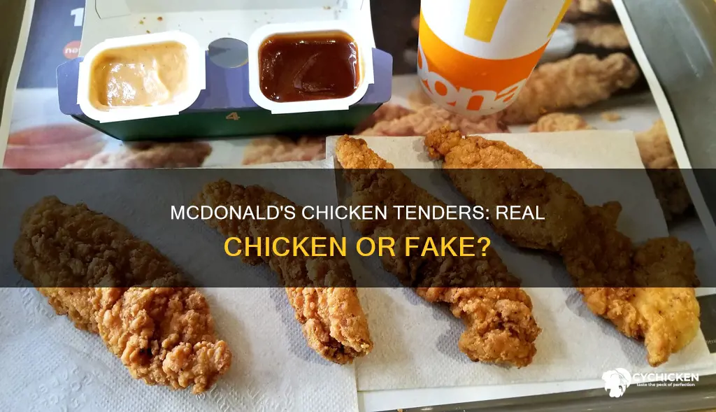 is there real chicken in chicken tenders from mcdonalds