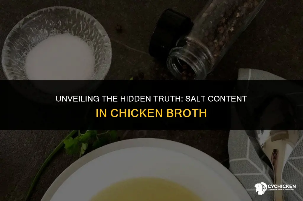 is there salt in chicken broth